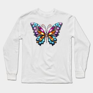 Bejeweled Butterfly #8 Long Sleeve T-Shirt